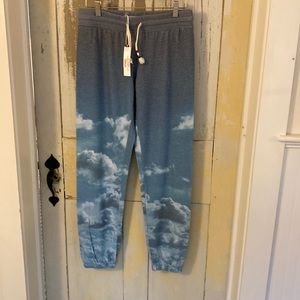 Sol Angeles Hacci Jogger in color Ciel size Medium